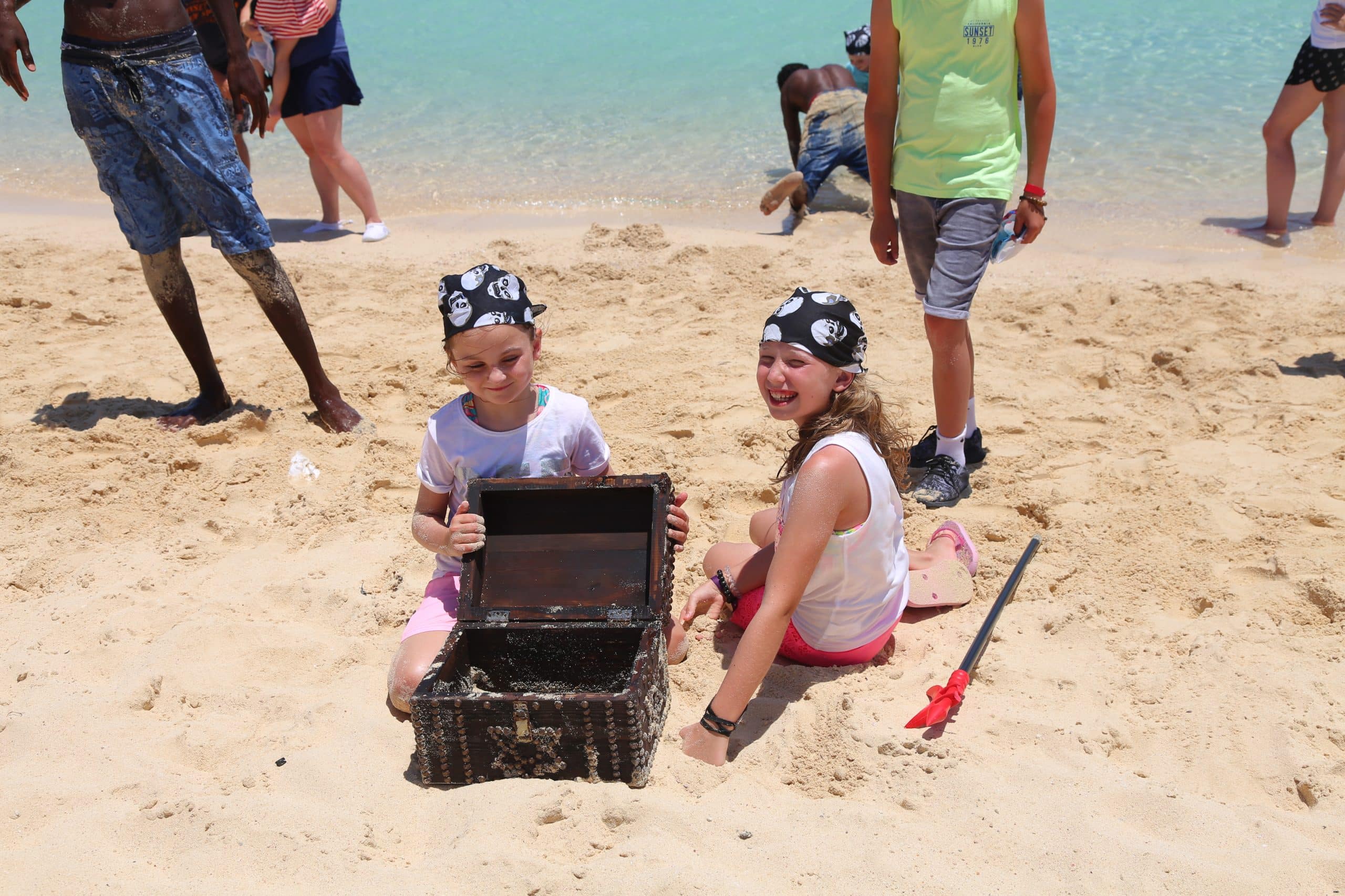 13 White Island near Sharm El Sheikh, visited during the Pirates boat tour with crystal-clear waters and white sandbanks.